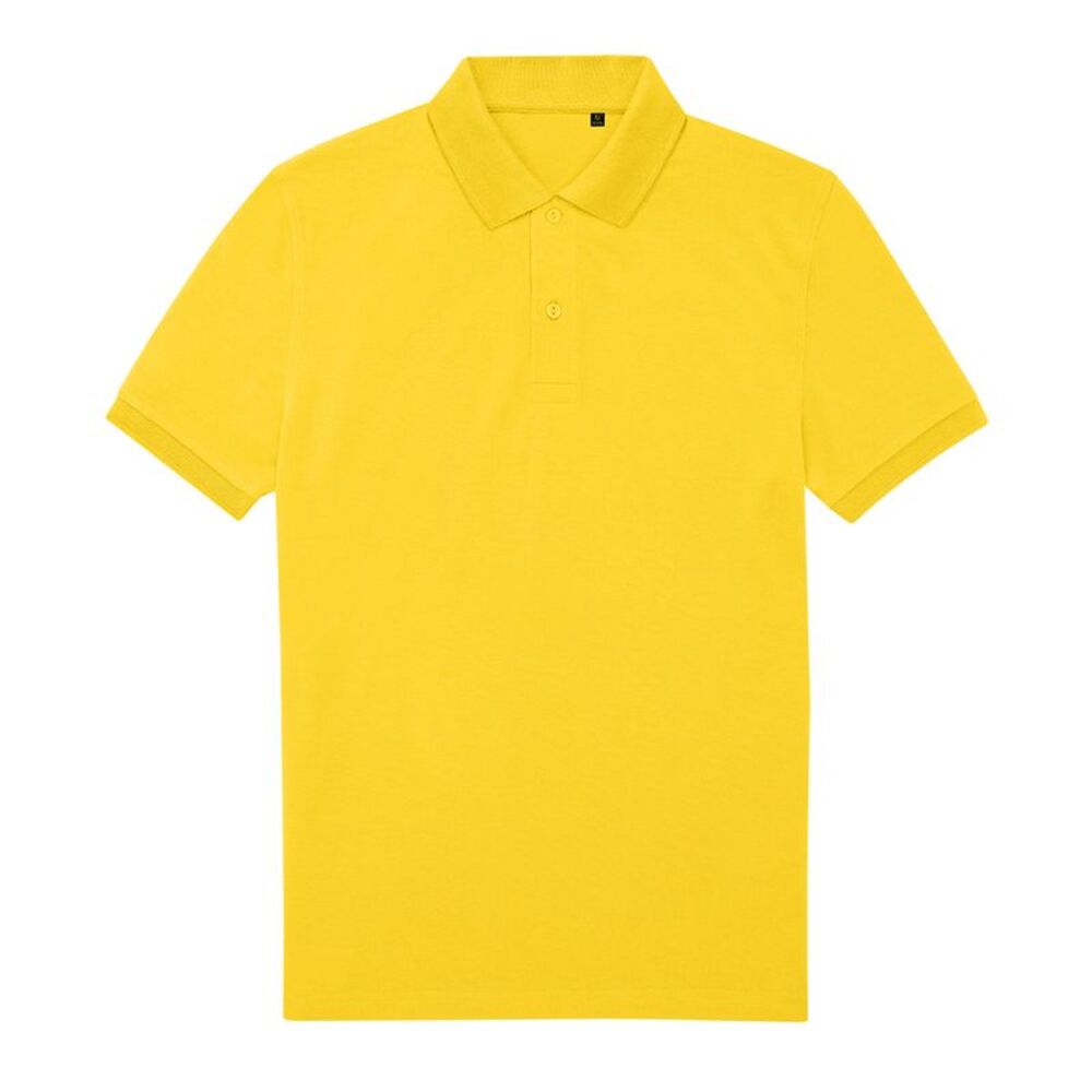B&C Mens My Eco Polo Shirt / Pop Yellow